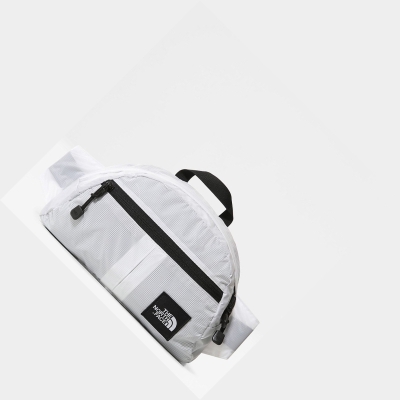 Men's The North Face Flyweight Bum Bag White | US954FODQ