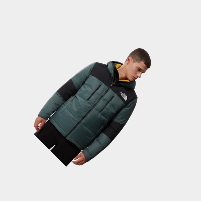 Men's The North Face Himalayan Light Down Jackets Green | US937RMJT