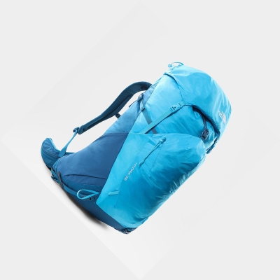 Men's The North Face Hydra 38 Litre Hiking Backpacks Blue | US862VSNA