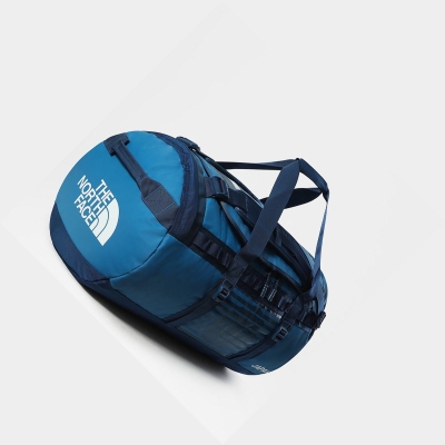 Men's The North Face INTERNATIONAL COLLECTION BASE CAMP DUFFEL Duffle Bags Blue Blue | US904BRQW