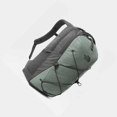 Men's The North Face Jester Backpacks Green Grey | US315YUJK