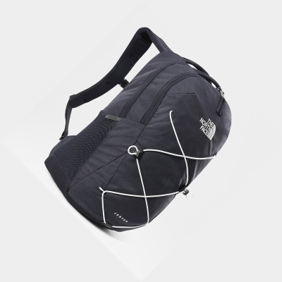 Men's The North Face Jester Backpacks Navy White | US249RBCA