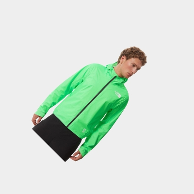 Men's The North Face LIGHTRISER FUTURELIGHT™ Lightweight Jackets Green | US573QBSG