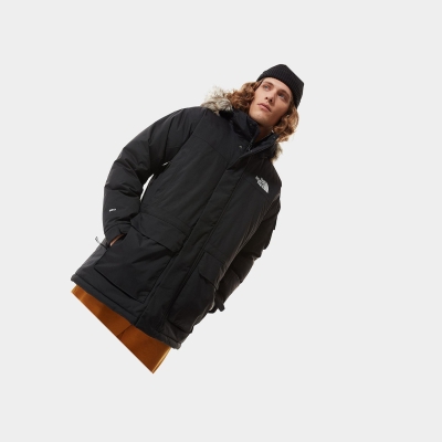 Men's The North Face Mcmurdo Waterproof Jackets Black | US305HJIF