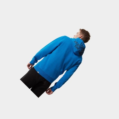 Men's The North Face Seasonal Drew Peak Hoodie Blue | US486RKCG