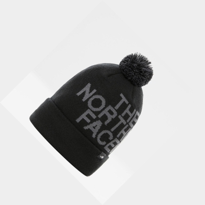 Men's The North Face Ski Tuke Beanies Black Grey | US905TWBD