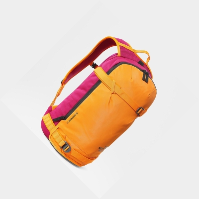 Men's The North Face Slackpack 2.0 Daypack Backpacks Orange Pink | US096IWBG