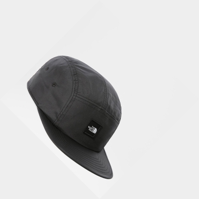 Men's The North Face Street Five Panel Caps Black | US258AULF