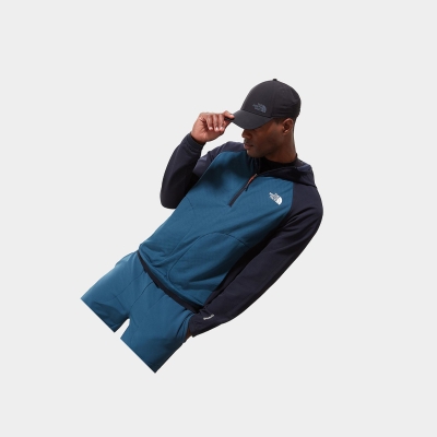 Men's The North Face TEKWARE® FUTUREFLEECE™ Hoodie Navy Blue | US847MPGV