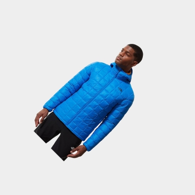Men's The North Face THERMOBALL™ Eco Hooded Insulated Jackets Blue | US968HQBT