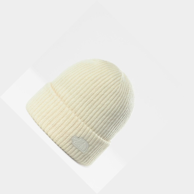 Men's The North Face TNF Citystreet Beanies White | US860QRPZ