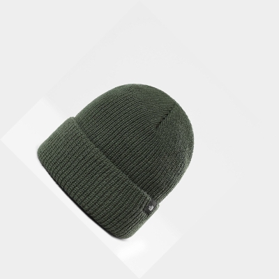 Men's The North Face TNF Freebeenie Beanies Olive Green | US632FCEV