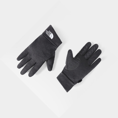 Men's The North Face TNF Rino Gloves Dark Grey | US320SKCB