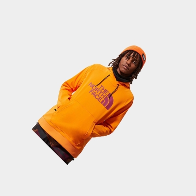 Men's The North Face Tekno Logo Hoodie Orange | US410MFBU