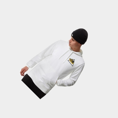 Men's The North Face Threeyama Hoodie White | US537IYGK