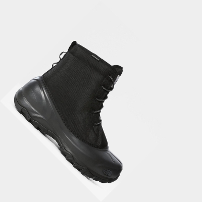 Men's The North Face Tsumoro Boots Black Dark Grey | US857HDOQ