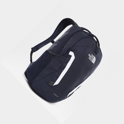 Men's The North Face Vault Backpacks Navy Light White | US481EAXH