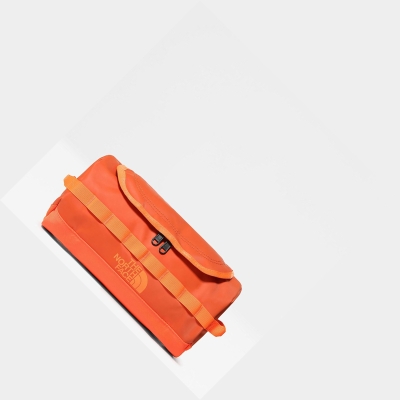 Women's The North Face BASE CAMP TRAVEL WASHBAG LARGE Bags Orange | US497OQHV