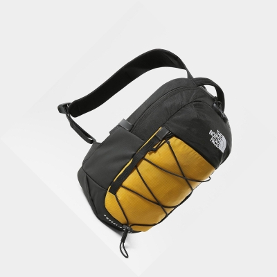 Women's The North Face BOREALIS MINI Backpacks Yellow Black | US591SKCE