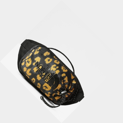 Women's The North Face BOZER III BUM BAG - SMALL Bum Bag Yellow Leopard Black | US749CMNE