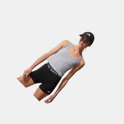 Women's The North Face CROPPED Tanks Light Grey | US719DAKP