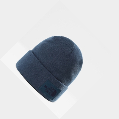 Women's The North Face Dock Worker Recycled Beanies Blue | US468LZXW