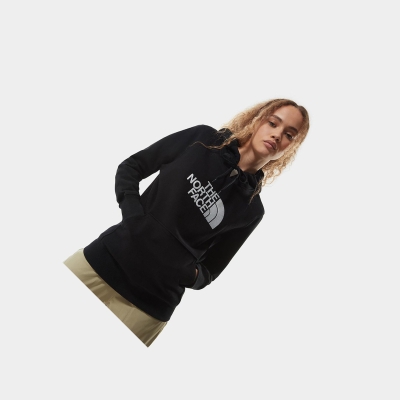 Women's The North Face Drew Peak Hoodie Black | US842FGOL