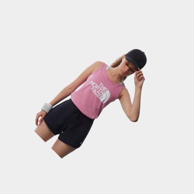 Women's The North Face Easy Tanks Orange | US176RYWD