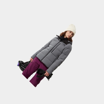 Women's The North Face Heavenly Down Jackets Grey | US254MKFZ