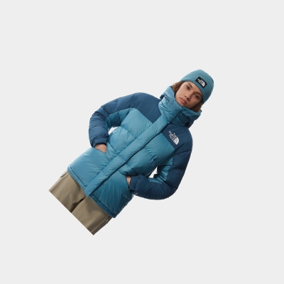Women's The North Face Himalayan Down Jackets Blue | US328MYTP