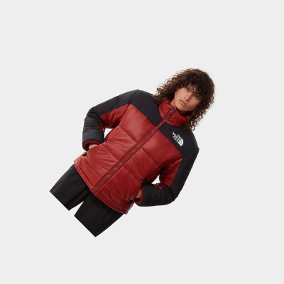 Women's The North Face Himalayan Insulated Jackets Dark Red | US021DMOB