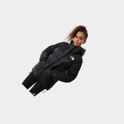 Women's The North Face Himalayan Insulated Jackets Black | US586ERAO