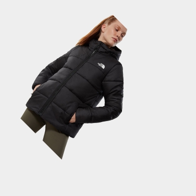 Women's The North Face MASSIF SYNTHETIC Parka Jackets Black | US918EFCX