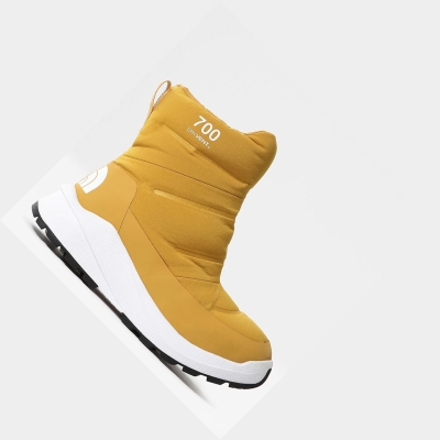 Women's The North Face Nuptse Boots II Winter Boots Yellow | US156QNTE
