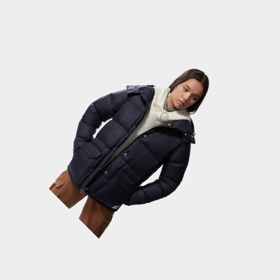 Women's The North Face Sierra DOWN Down Jackets Navy | US120PVBE