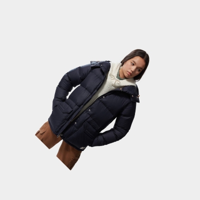 Women's The North Face Sierra DOWN Insulated Jackets Navy | US126HFEL