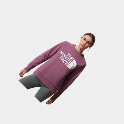 Women's The North Face Standard Sweaters Purple | US902USIG