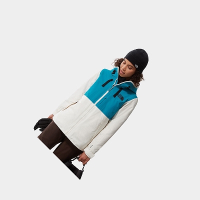 Women's The North Face Superlu Lightweight Jackets Blue White | US612BOWA