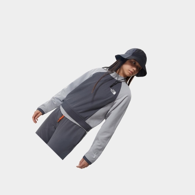 Women's The North Face TEKWARE® FUTUREFLEECE™ Fleece Jackets Grey | US304BEMJ