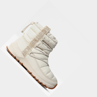 Women's The North Face THERMOBALL™ Lace-Up Boots White | US249ZSWI