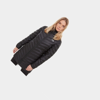 Women's The North Face Trevail Insulated Jackets Black | US374XONC