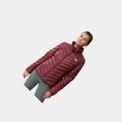 Women's The North Face Trevail Insulated Jackets Red | US529DNBE